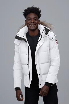 Chamarras Canada Goose Hombre Outlet - Wyndham Abrigos Blancos VH2385791